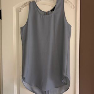 Light Blue sleeveless blouse